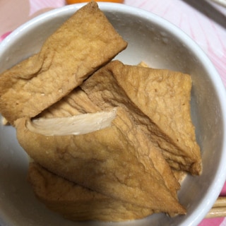 懐かしい厚揚げの煮物